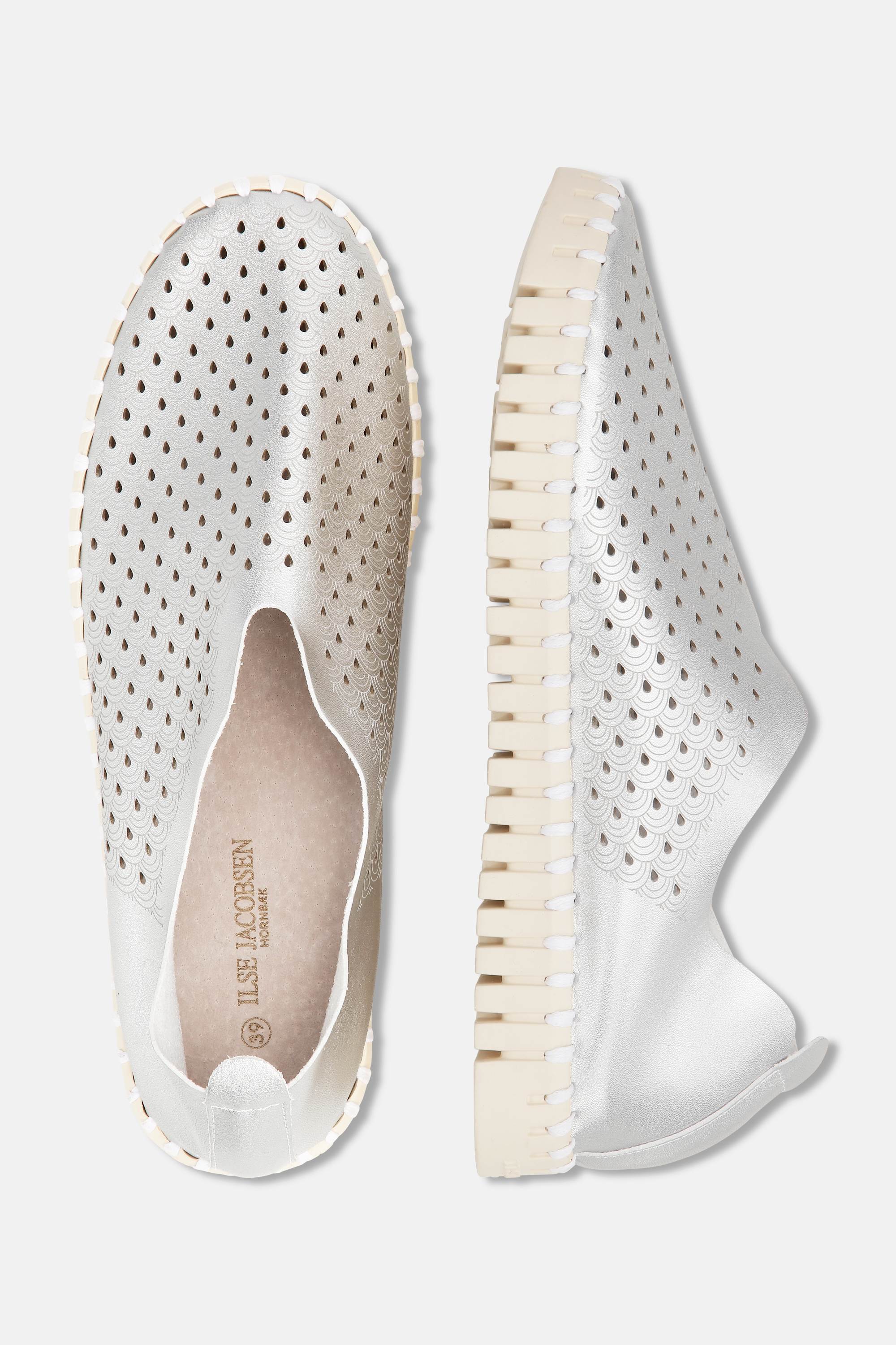 Tulip Slipper Metallic - Silver